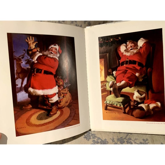 'Twas the Night Before Christmas ft a COCA-COLA Santa Tribute 2001 Hallmark - Picture 6 of 9